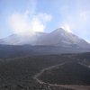 На высоте 3000 м вулкана Этны!